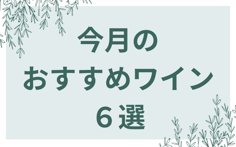 今月のおすすめワイン